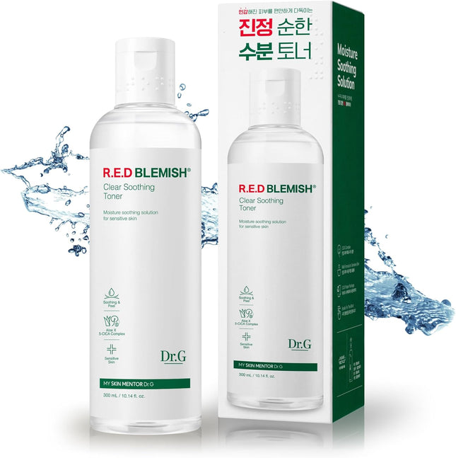 RED Blemish Clear Soothing Toner 10.14Oz KOREA Beauty