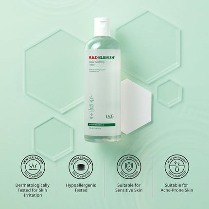 RED Blemish Clear Soothing Toner 10.14Oz KOREA Beauty