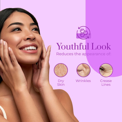 Collagen Daily Face Moisturizer - Moisturizing, Reduce Wrinkles & Fine Lines, Hydrating Day Cream - Cruelty Free Korean Skin Care for All Skin Types - 1.69 Oz / 50 ML